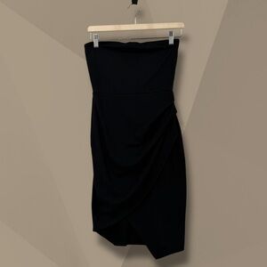 Susana Monaco Strapless Black Mini Dress